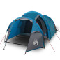 Tente de camping tunnel 2 personnes bleu imperméable