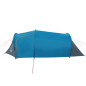 Tente de camping tunnel 2 personnes bleu imperméable