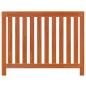 Cache radiateur cire marron 108,5x19x84 cm bois massif de pin