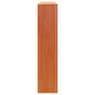 Cache radiateur cire marron 108,5x19x84 cm bois massif de pin