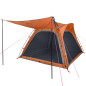 Tente de camping 4 personnes libération rapide imperméable