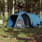 Tente de camping tunnel 3 personnes bleu imperméable