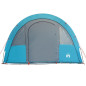 Tente de camping tunnel 4 personnes bleu imperméable