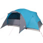 Tente familiale Crossvent 8 personnes bleu imperméable