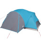 Tente familiale Crossvent 8 personnes bleu imperméable