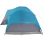 Tente familiale Crossvent 8 personnes bleu imperméable