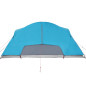 Tente familiale Crossvent 8 personnes bleu imperméable