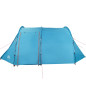 Tente de camping tunnel 4 personnes bleu imperméable