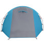 Tente de camping tunnel 4 personnes bleu imperméable