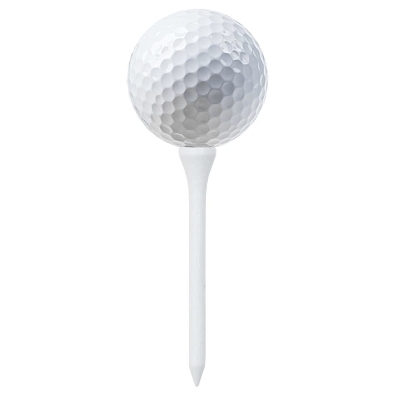 Tee de golf 1000 pcs blanc 70 mm bambou