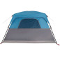 Tente de cabine familiale 6 personnes bleu imperméable