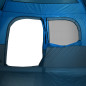 Tente de cabine familiale 6 personnes bleu imperméable