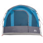 Tente de camping tunnel 3 personnes bleu imperméable