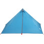 Tente familiale tipi 7 personnes bleu imperméable