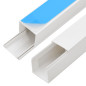 Goulotte de câble auto adhésive 10x10 mm 10 m PVC