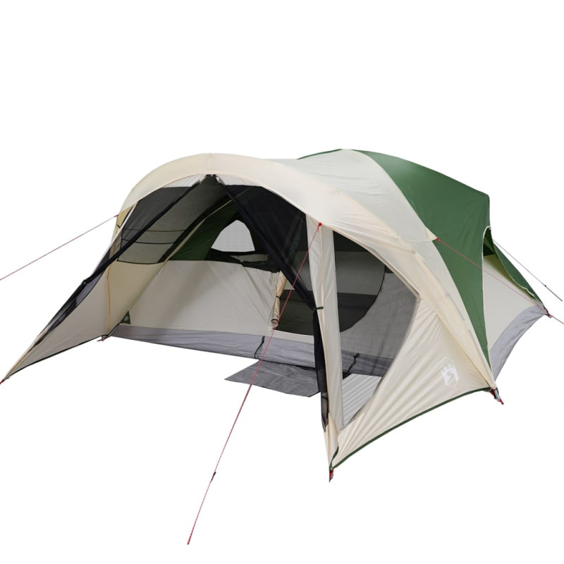 Tente de cabine familiale 6 personnes vert imperméable