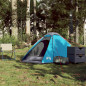 Tente de camping à dôme 2 personnes bleu imperméable