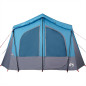 Tente de camping de cabine 5 personnes bleu imperméable