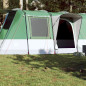 Tente de camping tunnel 4 personnes vert imperméable