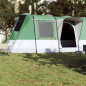 Tente de camping tunnel 4 personnes vert imperméable