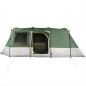 Tente de camping tunnel 4 personnes vert imperméable