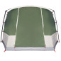 Tente de camping tunnel 4 personnes vert imperméable