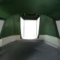 Tente de camping tunnel 4 personnes vert imperméable