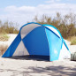 Tente de plage 2 personnes bleu azuré escamotable imperméable