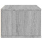 Support d imprimante sonoma gris 40x32x22,5cm bois d ingénierie