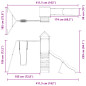 Aire de jeux d extérieur bois massif de douglas