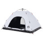 Tente de camping 4 personnes tissu occultant libération rapide