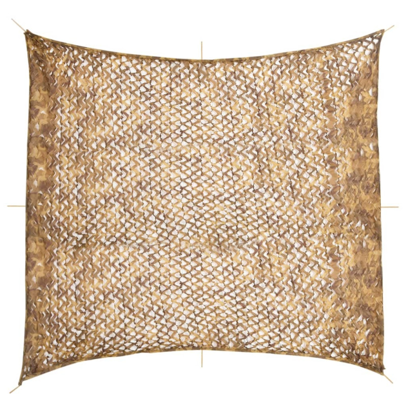 Filet de camouflage avec sac de rangement 416x402 cm sable