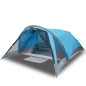 Tente de cabine familiale 6 personnes bleu imperméable