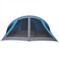 Tente de cabine familiale 6 personnes bleu imperméable