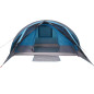 Tente de cabine familiale 6 personnes bleu imperméable