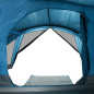 Tente de cabine familiale 6 personnes bleu imperméable