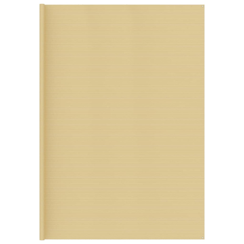 Tapis de tente beige 400x800 cm PEHD