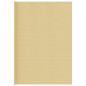 Tapis de tente beige 400x800 cm PEHD