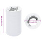 Conduit de ventilation aluminium et PVC 6 m Ø15 cm