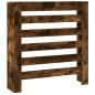 Cache radiateur chêne fumé 78x20x82 cm bois d ingénierie