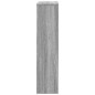 Cache radiateur sonoma gris 104x20x82 cm bois d ingénierie