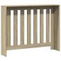 Cache radiateur chêne sonoma 104x20x82 cm bois d ingénierie