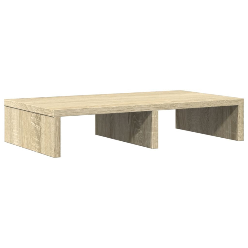 Support de moniteur chêne sonoma 50x27x10 cm bois d ingénierie