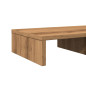 Support de moniteur chêne artisanal 50x27x10 cm bois ingénierie