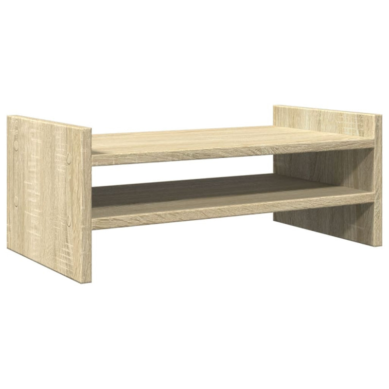 Support de moniteur chêne sonoma 50x27x20 cm bois d ingénierie