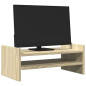 Support de moniteur chêne sonoma 50x27x20 cm bois d ingénierie