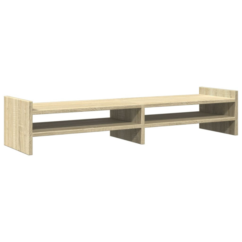 Support de moniteur chêne sonoma 100x27x20 cm bois d ingénierie