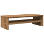 Support de moniteur chêne artisanal 54x22x15 cm bois ingénierie