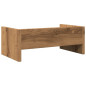 Support de moniteur chêne artisanal 42x24x16 cm bois ingénierie