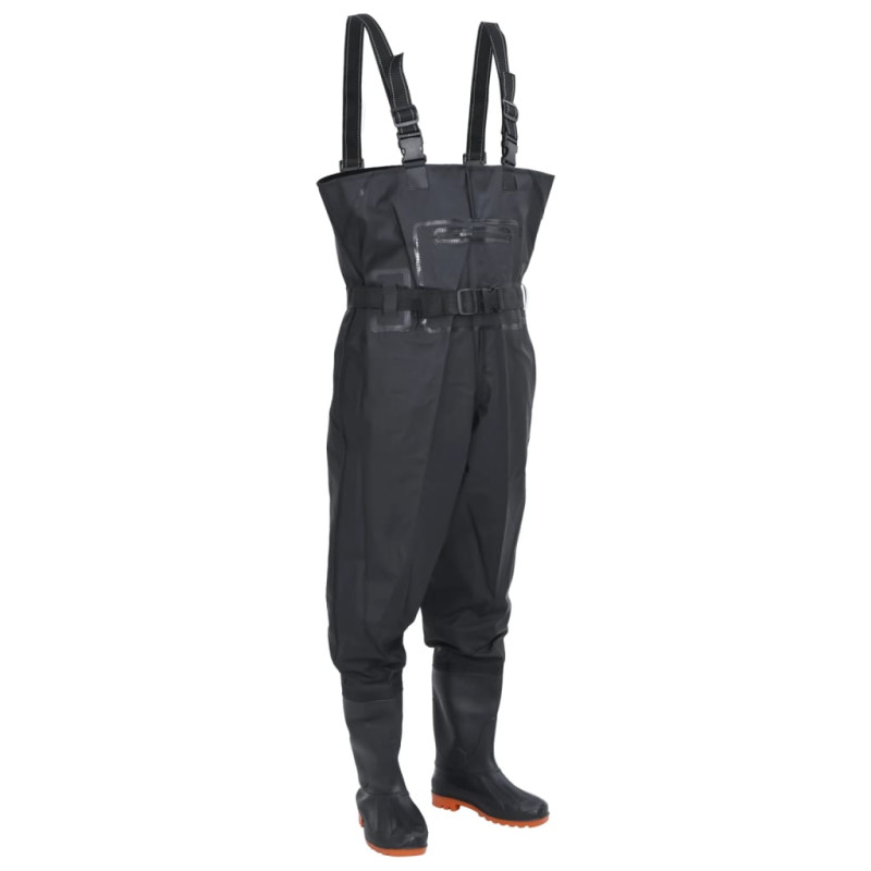 Cuissardes avec bottes et ceinture noir taille 40